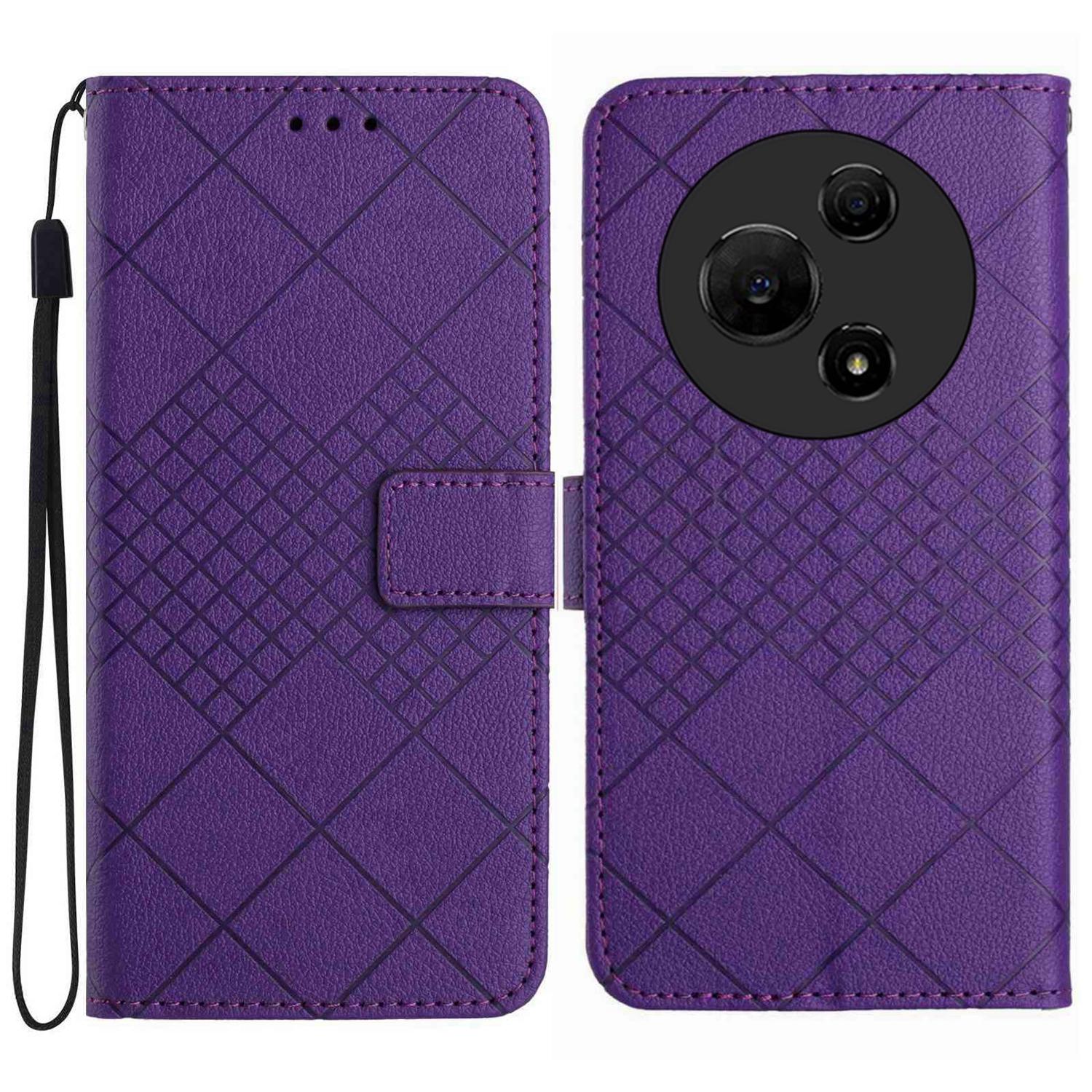 

For TCL 60 NxtPaper 4G Case Wallet Imprint PU Leather Flip Folio Phone Cover A