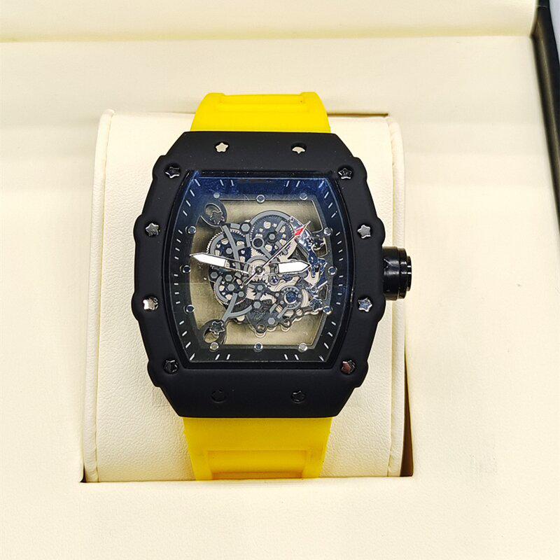 Wangr Unisex Transparent Hollow-out Wristwatch