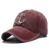 New embroidered denim cap men's old washed personalized casual baseball cap women's sunshade sun protection hat women