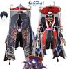 Kunikuzushi Genshin Impact Polyester Eva Costume Wig Hat Set Xs-3xl