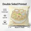 S-Sumikko Cute G-Gurashis Cushion Cover Pattern Printed Pillowcase for Living Room Sofa Cushion Cover & Bedroom Decor