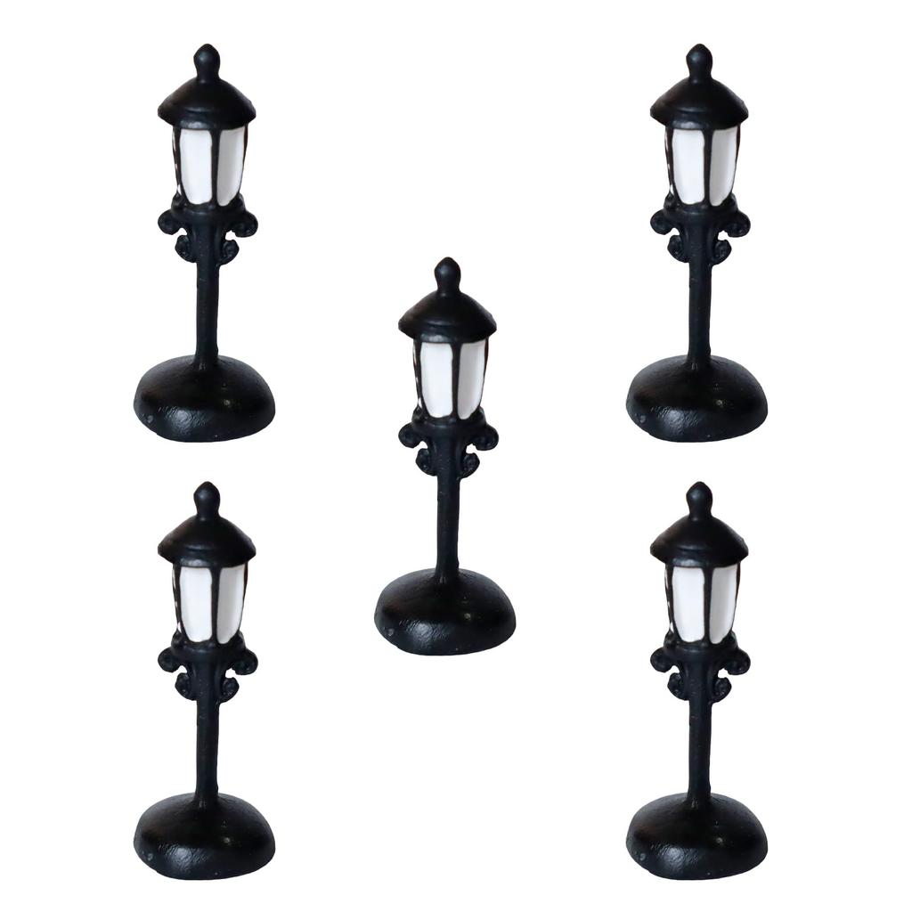 Fourcart Cute Handmade Glass Street Lights (Single X 5 Pieces)