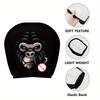 Head Rest Cover For Car 2 Piece Ice Silk Funny Cartoon Car Headrest Covers Automotive Seat Protector For Sedan Suv Truck Vehicle