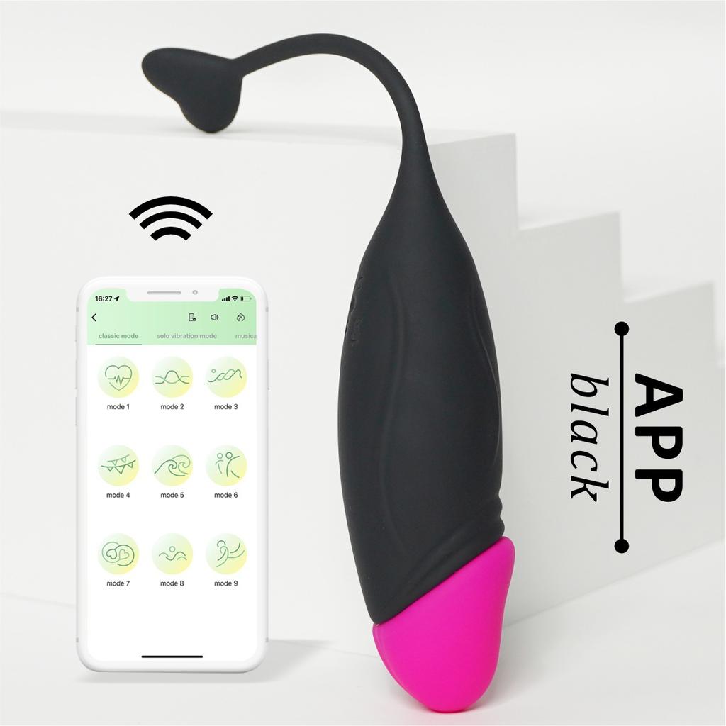 Dual Color APP Remote Control Vibration Egg Vibrator Anal Anal Anal Anal Anal Sphincter Cock Penis Egg Vibrator Flirting
