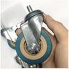 Custom 3 inch universal wheel brake gray rubber wheel 4 inch industrial caster cart pulley roller roller rack silent wheel