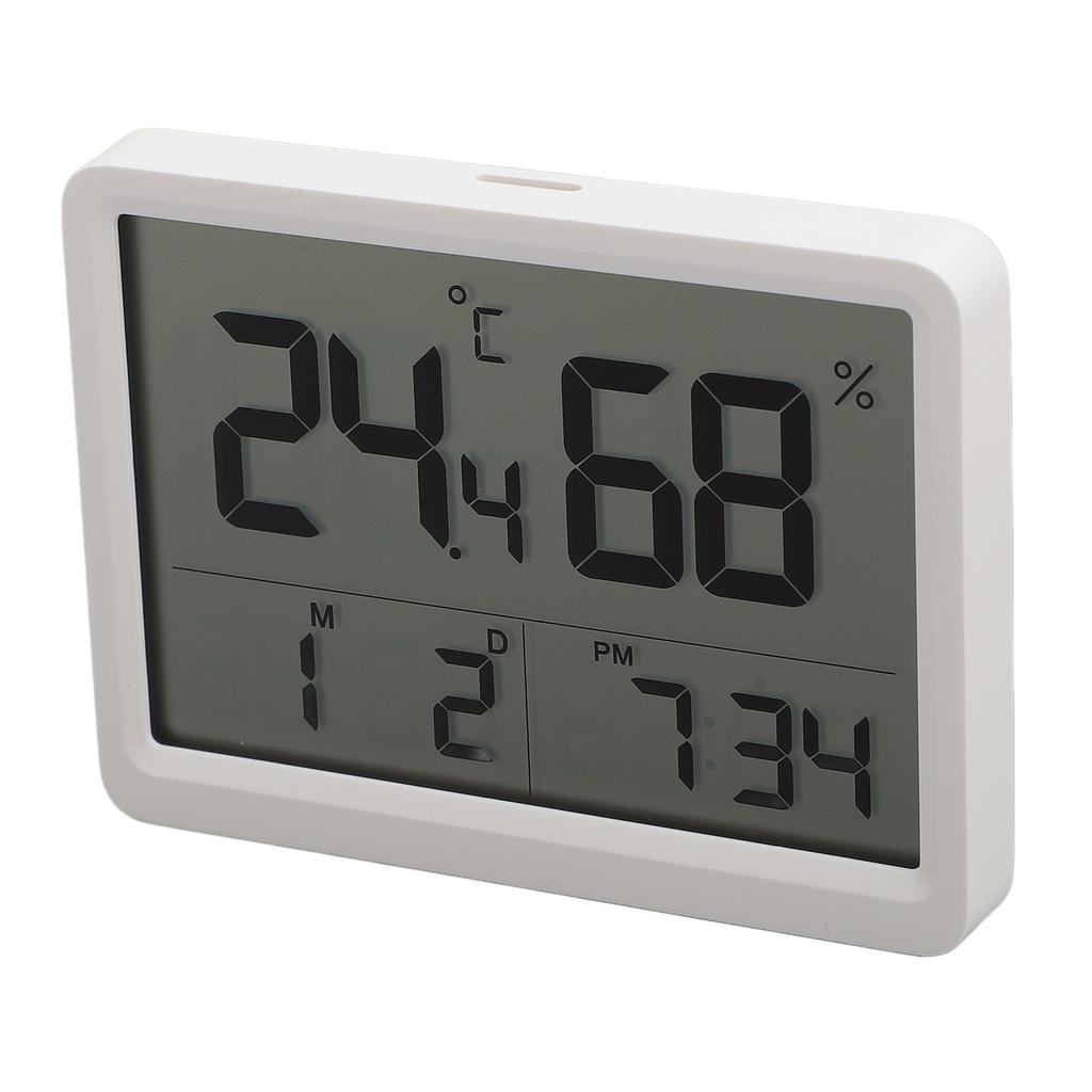 LCD Temperature Humidity Meter Professional 4 Inch Large Screen Accurate High Sensitivity Digital Indoor Thermometer
