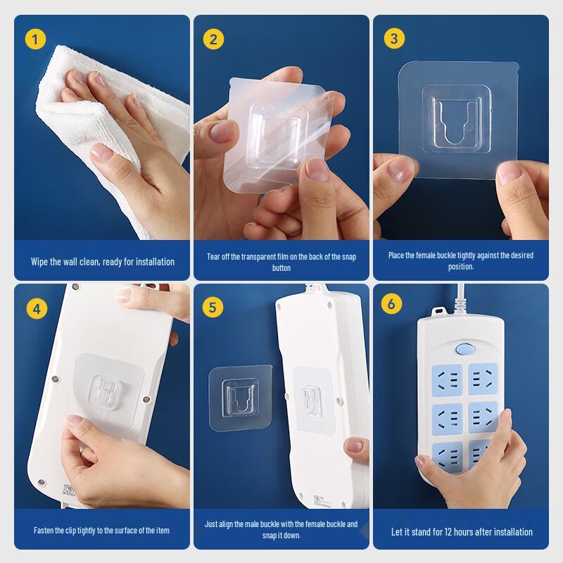 LYNN Punch-Free Adhesive Organizers