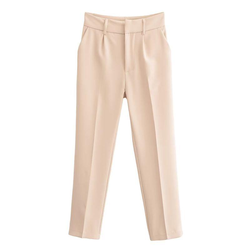Kaslead New Arrival Women's Clothing Fashion Style Fashion Minimalist All-Match Multicolor High Waist Casual Suit Pants