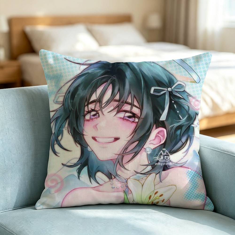 Alien Stage-E Sua-A Square Double-Sided printed Pillow Case Bedroom Bedside Pillow Sofa Cushion Cover Gift