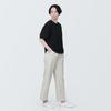 MUJI Cool Size BC2JOA4S Women's Short-Sleeved Blouse, Broadcloth, Black, M,