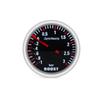 Dynoracing Turbo 252mm Boost Gauge 3 Bar Mechanical White Led Boost Gauge Smoke Lens Boost Sensor