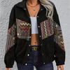 2025 Autumn New Collection, Ethnic Style, Collar Cardigan Coat, Women's, Autumn/Winter Style, Cardigan Top, Fashion Design