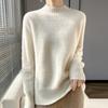 Women's Cashmere Sweater Qinghe Cashmere 30% Cashmere 70% Wool Autumn and Winter Pullover Warm and Fashionable
