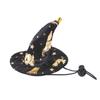 Halloween Cat Drag Witch Costume Pet Clothes, Magic Hat Bronzing Cape Cos Magician Supplies