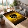West Ham United FC Printed Crystal Velvet Rug Non‑Slip Crystal Velvet Carpet For Sofa Bedroom Indoor Home Decoration