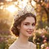 Sen Sweet Butterfly Princess Crown Girl Pearl Accessories Birthday Wedding Photography Vacation Flower Headband