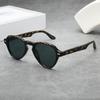  Ins Popular Fashion Oval Sunglasses Men Gradient Shades UV400 Vintage Rivets Women Trending Sun Glasses