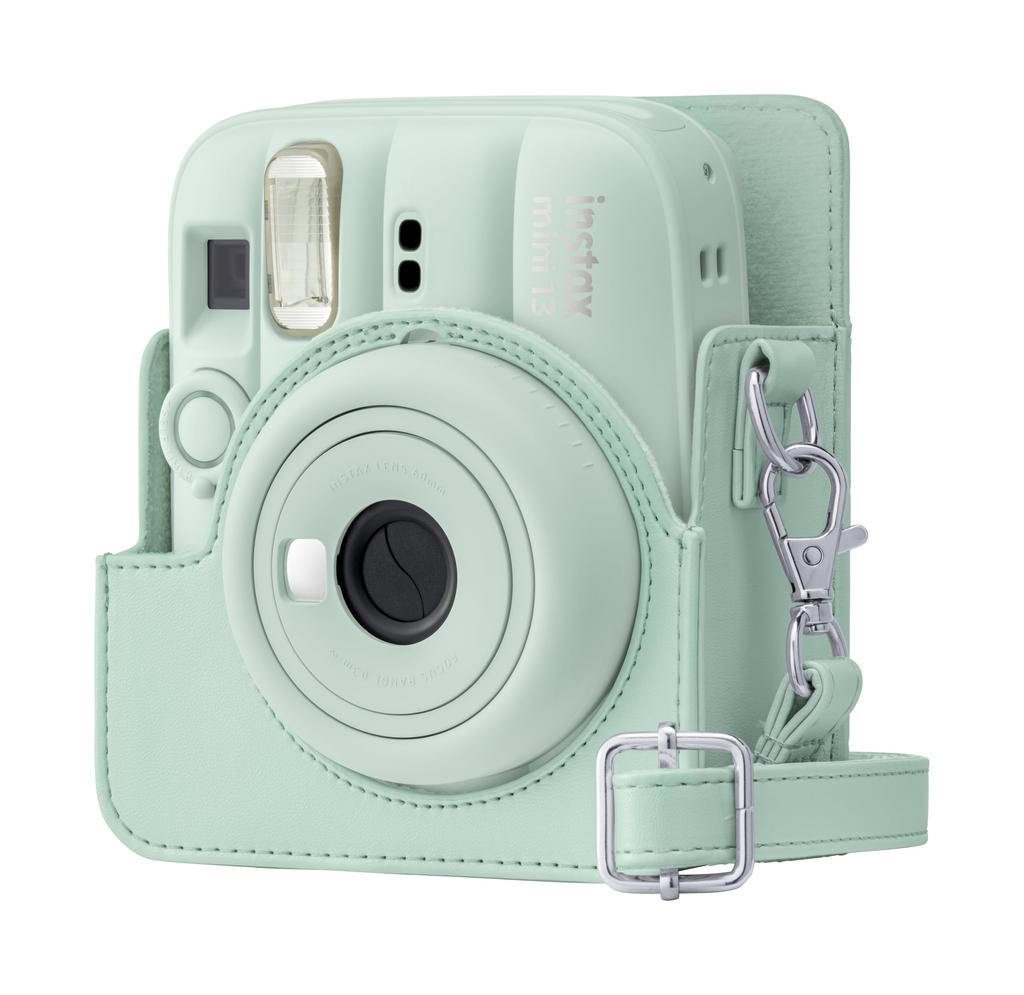 Fujifilm mini dedicated camera genuine manufacturer "instax 13" case, product, green.