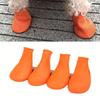 4Pcs WaterProof Pet Socks Rubber Pet Dog Rain Boots Pet Supplies Dog Rain Shoes  Puppy