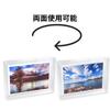BBEST Acrylic Photo Frame Block Type L Size 148 X 110mm 1 Piece Magnet Vertical and Horizontal Photo Frame Transparent Clear Can Be Used On Both Sides