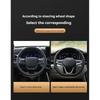 For Subaru Outback Brz Wrx Xv Ascent Forester Impreza Legacy Car Anti-Slip Carbon Fiber Leather Ultrathin Steering Wheel Cover iwu7