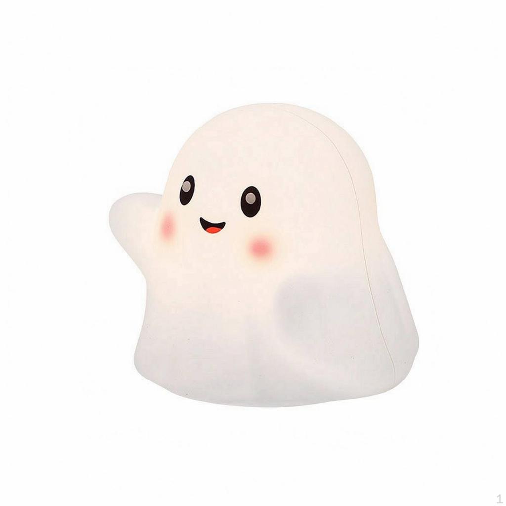 Specter Night Light SpookyCute Silicone Lamp for Kids, Young Children, Bedroom,