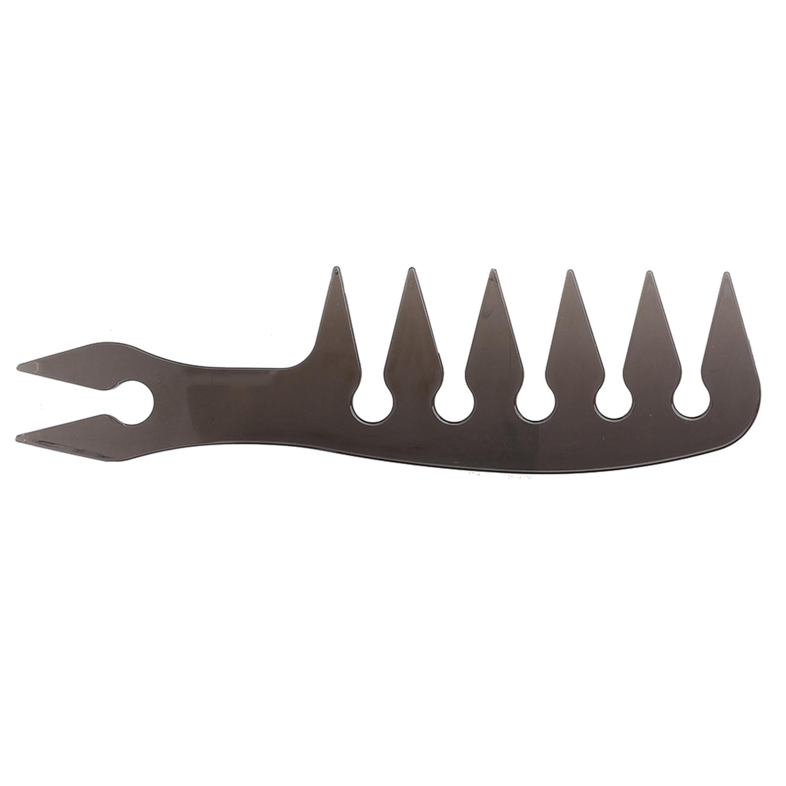 

Портативная мужская расческа для волос с маслом, широкая, с большими зубцами, с длинной ручкой, для укладки волос 4#