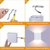 LED Wall Light Up Down Lamp Indoor Decoration Gold Aluminum wall lamp