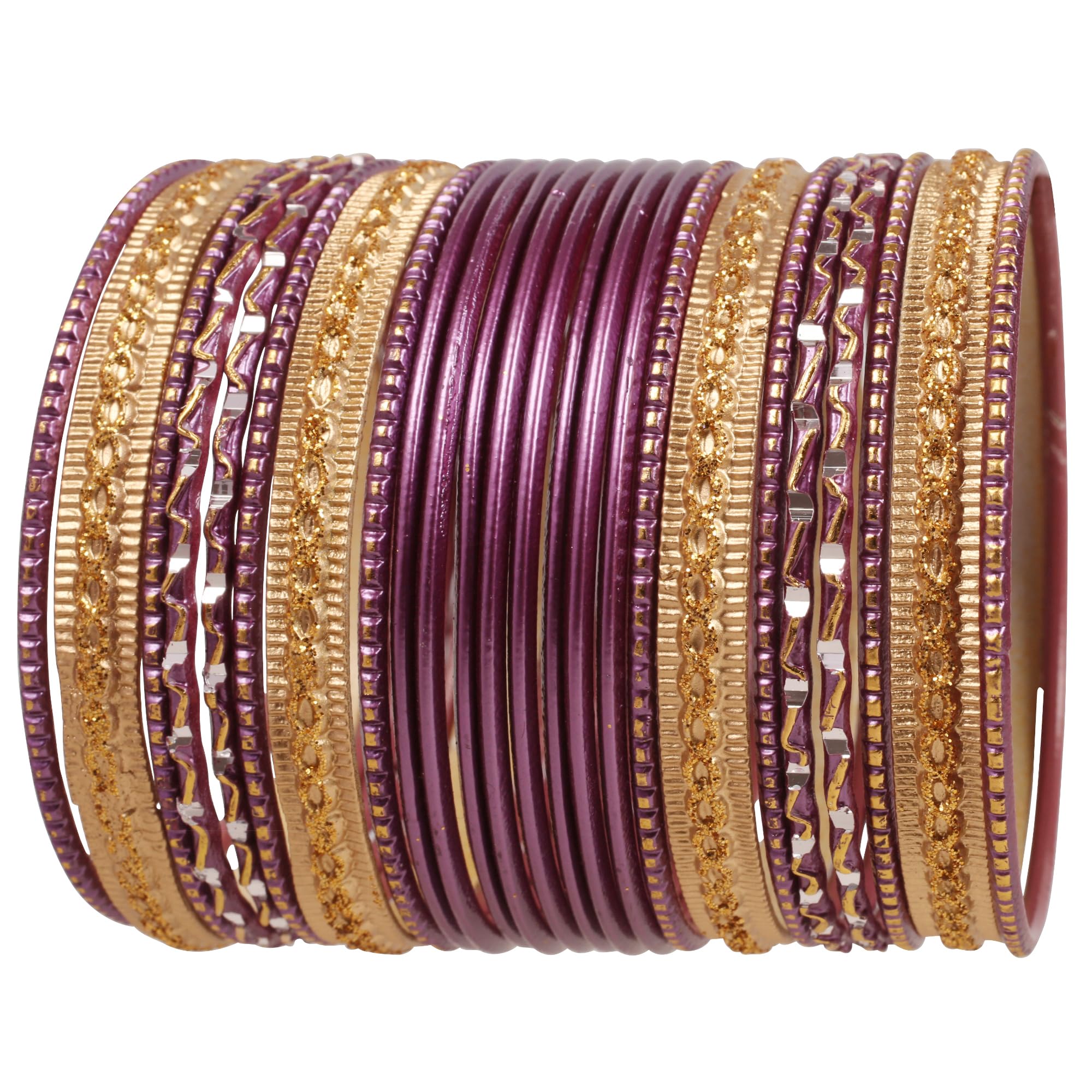

Colorful 2 Dozen Bangles Indian Bollywood Pastel Onion Golden Glaze Designer Jewelry Bangle Bracelets Set of Gold for [Touchstone] Collection 24,