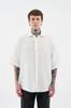 Men's Oversized Basic Cotton Machinist Shirt – Ecru S