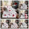 House Entrance Carpet Home Door Mat Living Room Bath Foot Bathroom Non-slip Water Absorption Rugs Bath Merry Christmas Winter