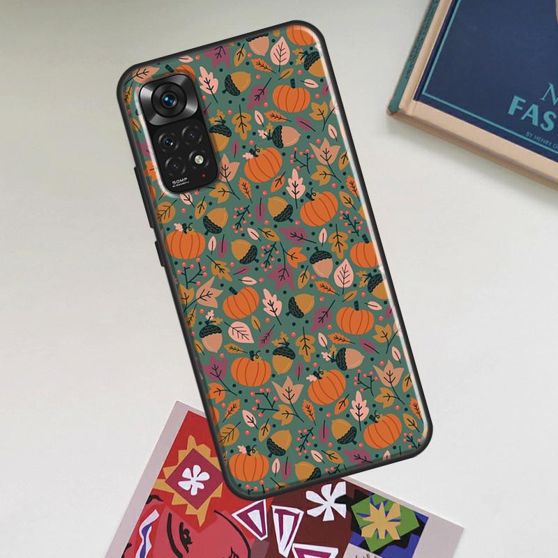 Autumn Leaves Fall Halloween Case For Xiaomi Redmi Note 12 Pro Plus 8 9 10 11 Pro 8T 9S 10S 11S 12S 9C 10A 10C 12C Cover