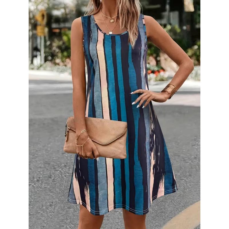 Spring and Summer Women's Sleeveless Dress