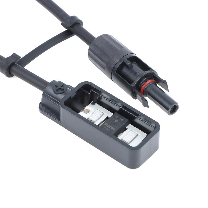 Solar Accessory Connector Box Solar Connector Panel Adaptor Solar Connectors Cable Connector 1500V/30A 3-Split Metal Reliable