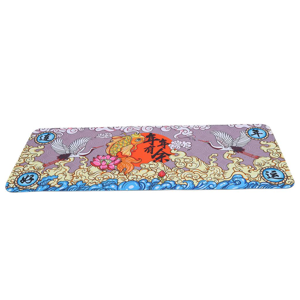 Mauspad Waschbar Gummi Computer Notebook Tablet Fischmuster Großes Gamepad Zubehör 300 x 800 x 3mm 31.50 x