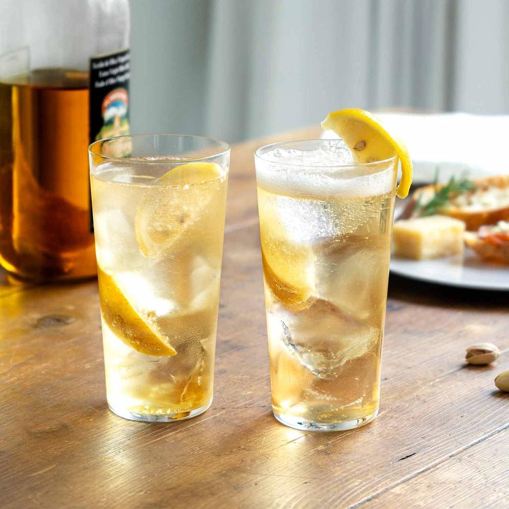 Toyo Sasaki Glass Highball Glass Set Glass Set for Enjoying Made in Dishwasher Highball Glass Thin Wooden Box Thin-Walled G096-T285 [Authentic Drinks,