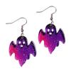 Heart Halloween Earrings Bat Pumpkin Dangle Earrings Aesthetic Cute Ghost Ear Studs  Unisex