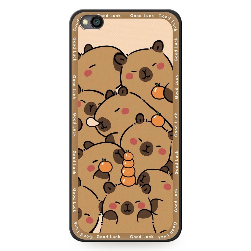 Cartoon Full Wrap Phone Case For Xiaomi Redmi GO Cute Protective Shockproof Silicone Graffiti Anti-knock Dirt-resistant