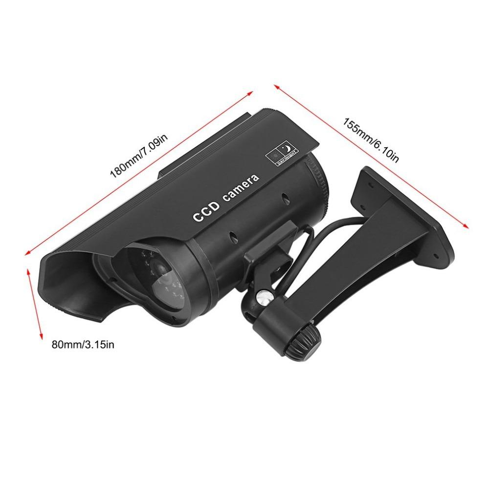 Solar-Powered Dummy Surveillance Camera