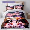 Naruto Close Up Pose Bedding Set Anime Duvet Cover Polyester Soft Bed Linen Set -QJY