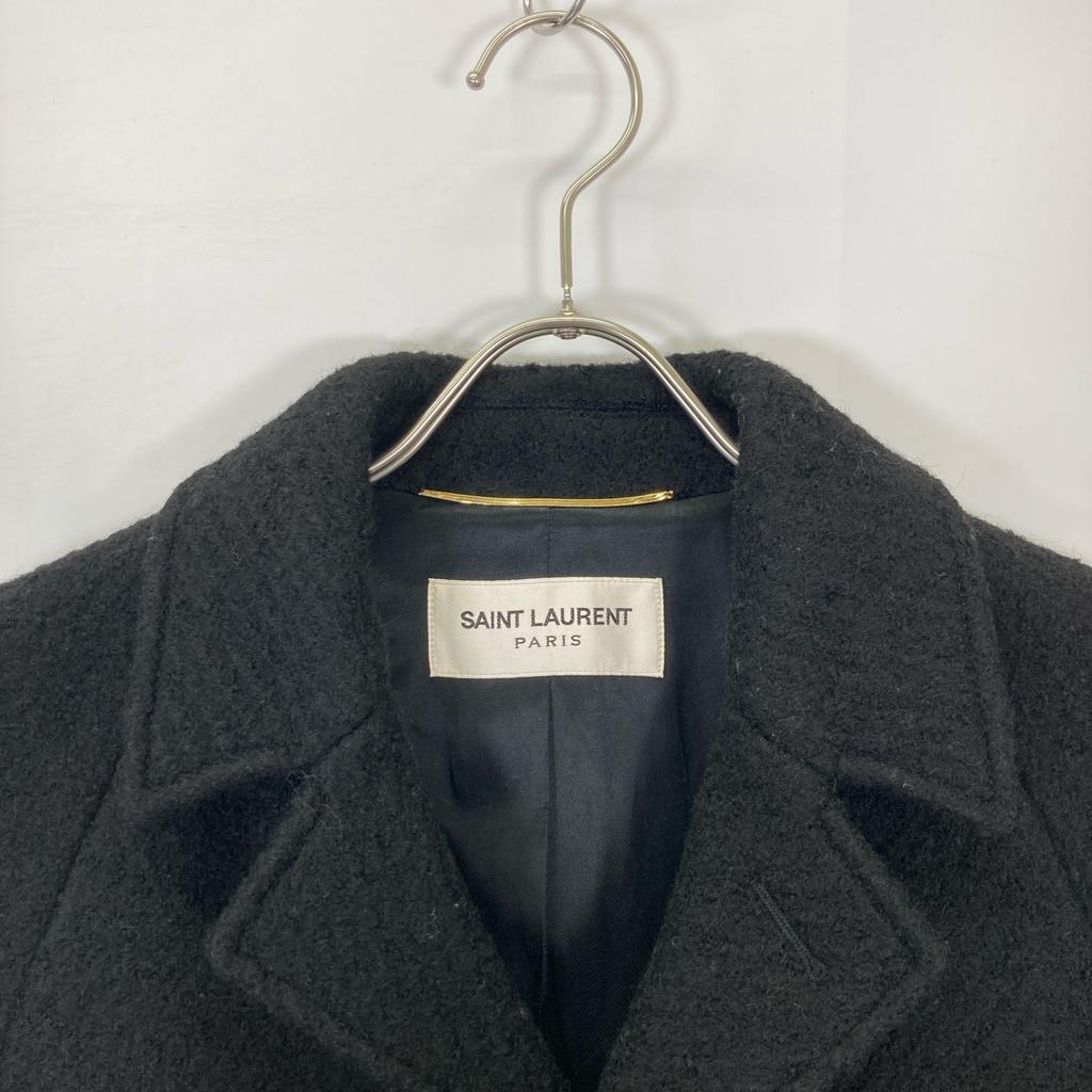SAINT LAURENT PARIS [Domestic regular] 364425 Wool Chester coat 34 blackUsed