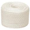153067 vidaXL Work Rope White 16 Mm 250 M Polypropylene
