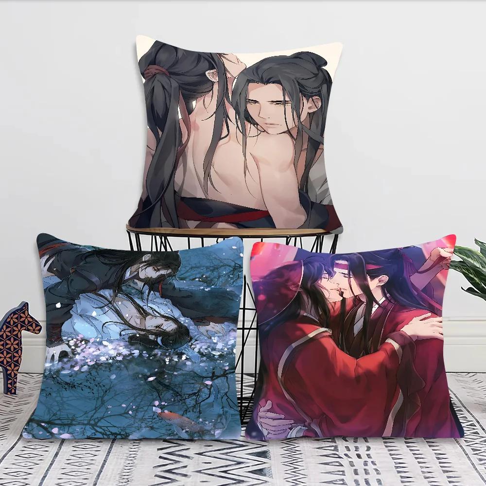 Anime Grandmaster Mo Dao Zu Shi MDZS Pillow Bedroom Sofa Leisure Comfort Cushion Car Living Room Home Decoration