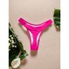 New sexy wrinkled solid color two-piece swimsuit swimsuit women's trunks
