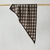 Twill Light Luxury High Sense Simulation Silk Headscarf Waist Triangle Scarf Silk Scarf Multi-Function