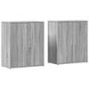 VidaXL Buffets 2 Pcs Sonoma Grey 60x31x70 Cm Engineered Wood, Storage Cabinet, Entryway Furniture, Accent Furniture 3276544