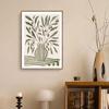 Nordic Minimalist Coffee Shop Wall Art: Modern Canvas with Inner Frame