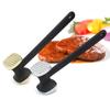 Steak Hammer Mallet Double-Sided Zinc Alloy Food-Grade Maximizes Food Flavor Meat Hammer with Ergonomic Handle for Home Cooking