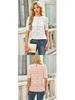 European American Women's Summer Lace Puff Sleeve Top TK2026