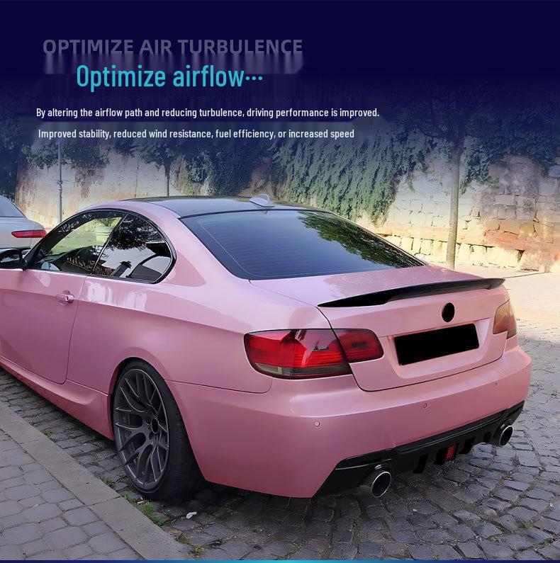 Compatible with BMW Coupe Series - Rear Tail Lip Modification